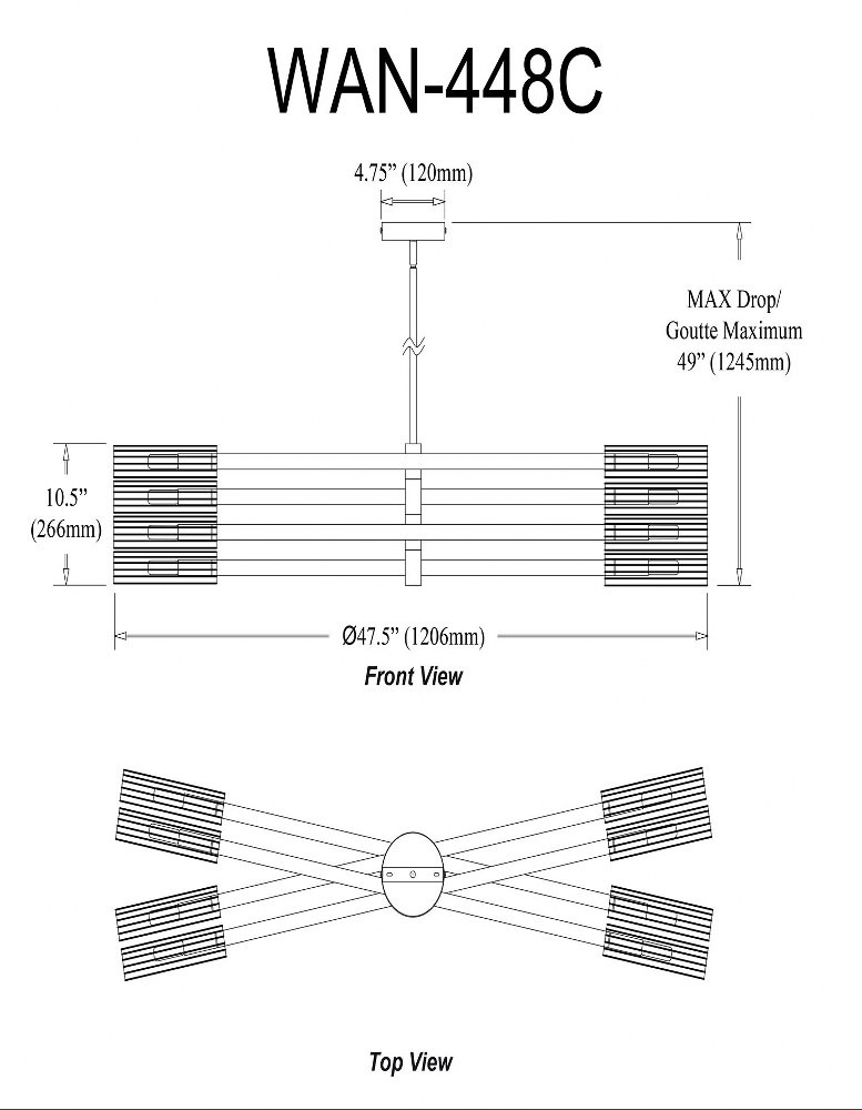 WAN-448C-MB-AGB-FR | dimension