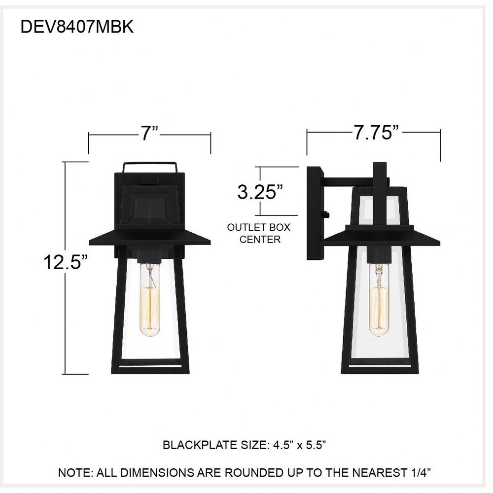 DEV8407MBK | dimension