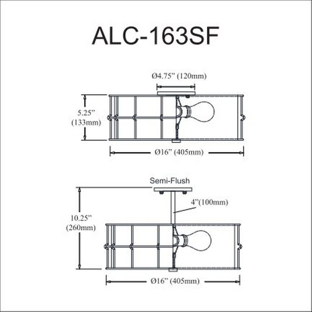 alc-163sf-agb | dimension