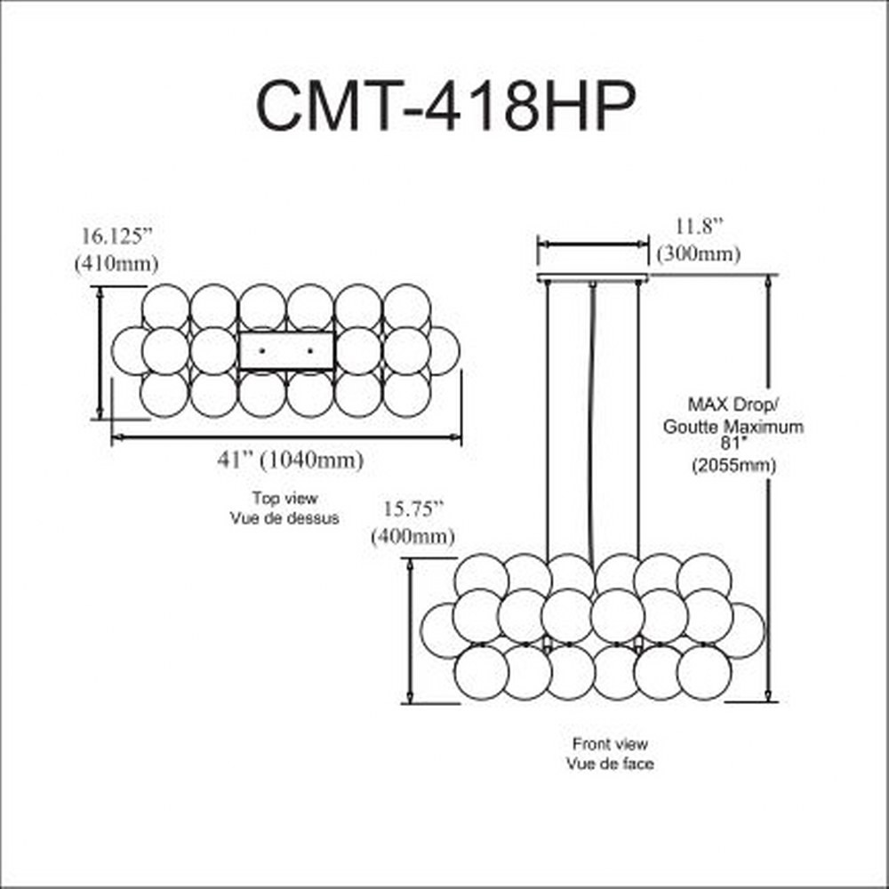 cmt-418hp-clr-pc | dimension