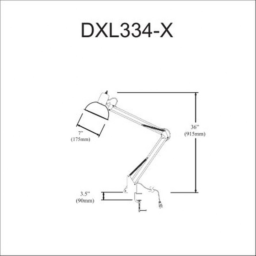 dxl334-x-bk | dimension