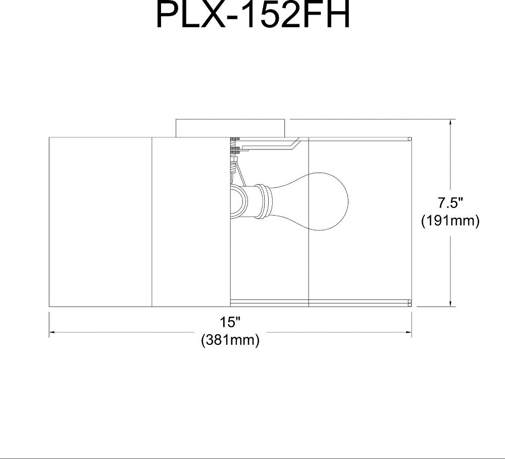 plx-152fh-mb-wh | dimension
