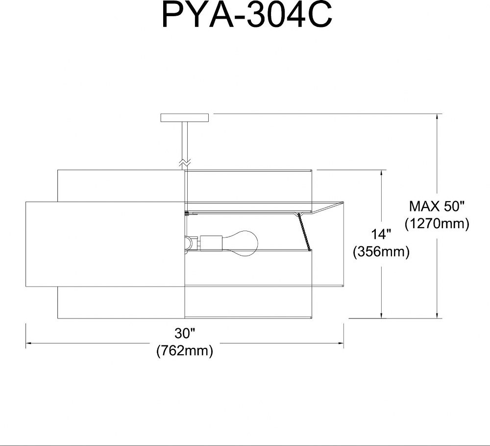 PYA-304C-AGB-WH | dimension