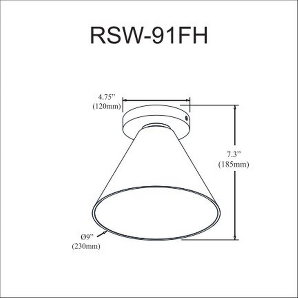 rsw-91fh-sc-clr | dimension