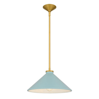 Bradbury 1 Light Pendant 7.5 Inch Tall and 14 Inch Wide by Quoizel - BRAD1814