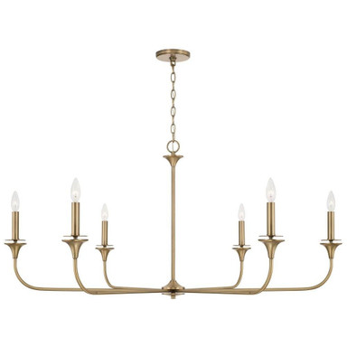 Presley 6 Light Oversized Chandelier by Homeplace - 448961
