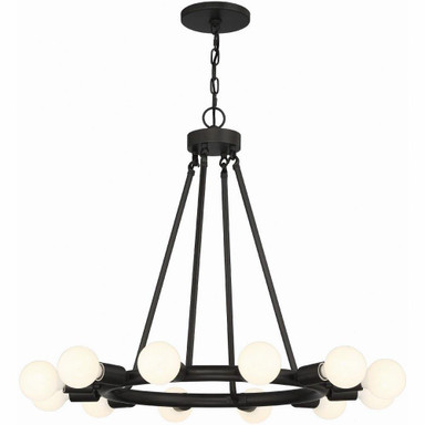 Dakota 12 Light Medium Chandelier by Crystorama - 9045