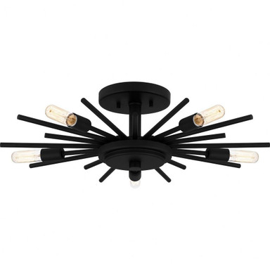 5 Light 22 Inch Wide Semi Flush Mount by Quoizel - QSF6158