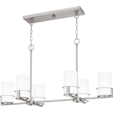 Seymour 6 Light Oversized Linear Chandelier by Quoizel - SEY636