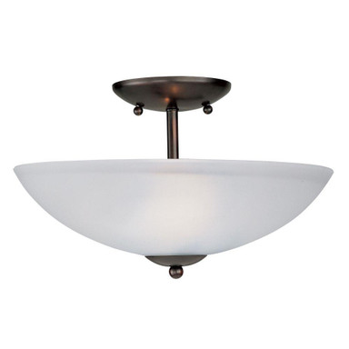 Logan 2 Light 13 Inch Wide Semi Flush Mount by Maxim - 10042