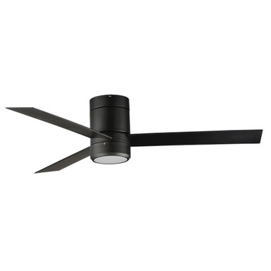 Tanker 3 Blade Hugger Ceiling Fan with Light Kit 52 Inch Wide by Maxim  - 88803