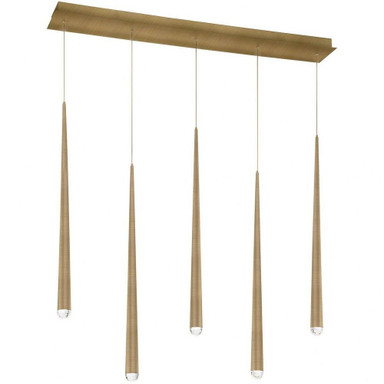 Cascade 5 LED Light Cluster Linear Chandelier by Modern Forms PD-41705L