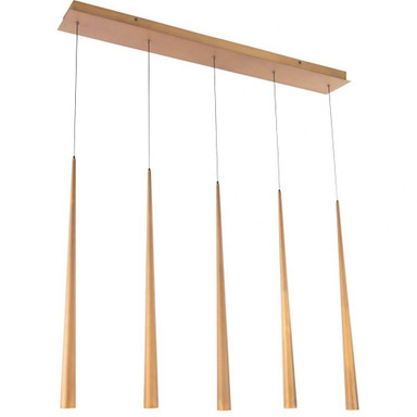 Cascade 5 LED Light Cluster Linear Chandelier by Modern Forms PD-41805L