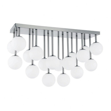 Megallan 18 Light 27.5 Inch Wide Flush Mount by Dainolite - MGL-2718FH