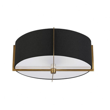 Preston 3 Light 15 Inch Wide Semi Flush Mount by Dainolite - PST-153SF