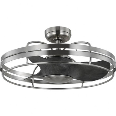 Bastrop 3 Blade Ceiling Fan with Wall Bracket 26 Inches Wide by Progress  - P250096