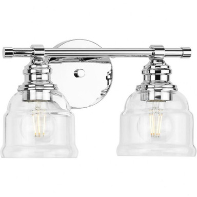 Ambrose 2 Light Vanity Light by Progress - P300374