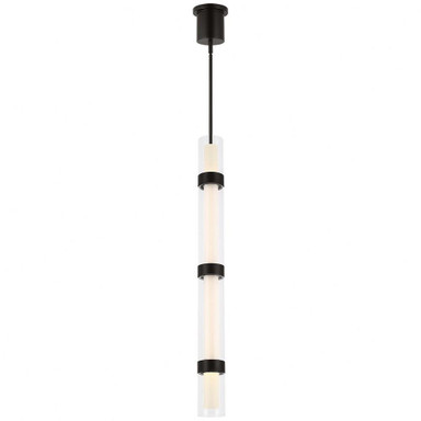 Sean Lavin 1 LED 4 Glass Line Voltage Pendant by Visual Comfort Modern - 700TDWIT-4