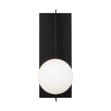 Sean Lavin 1 Light Wall Sconce 12.9 Inch Tall by Visual Comfort Modern - 700WSOB