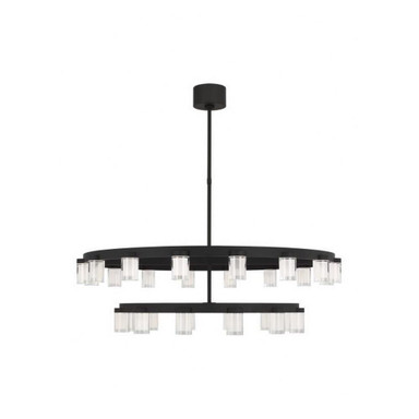 Esfera 28 Light Oversized 2 Tier Chandelier by Visual Comfort Modern - KWCH19727