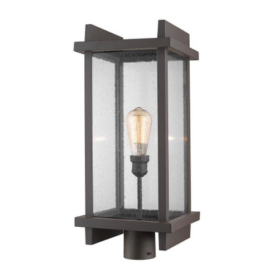 Fallow 1 Light Outdoor Post Mount Lantern 10 x 23.38 Inches by Z-Lite - 565PF