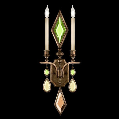 Encased Gems 2 Light Wall Sconce by Fine Art - 718150