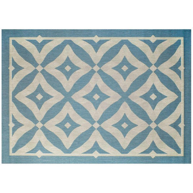 Charleston Outdoor Rug Spa Color 120 x Inches by SimplyShade - RS-177-154-80