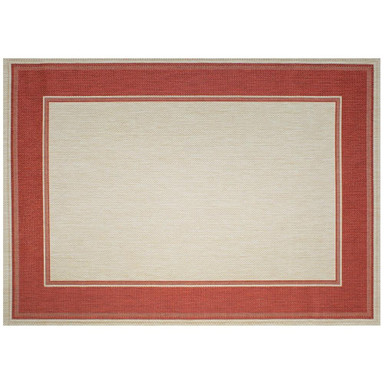 Lodge Outdoor Rug Redwood Color 88 x Inches by SimplyShade - RS-182-116