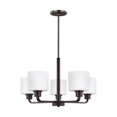 Canfield 5 Light Medium Chandelier by Generation Lighting 3128805EN3-962 - 3128805