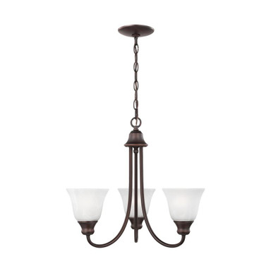 Windgate 3 Light Medium Chandelier by Generation Lighting - 35939