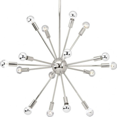 Ion 16 Light Medium Chandelier by Progress - P400041