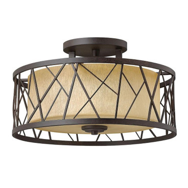 Nest 3 Light 20 Inch Wide Semi Flush Mount by Fredrick Ramond - FR41622