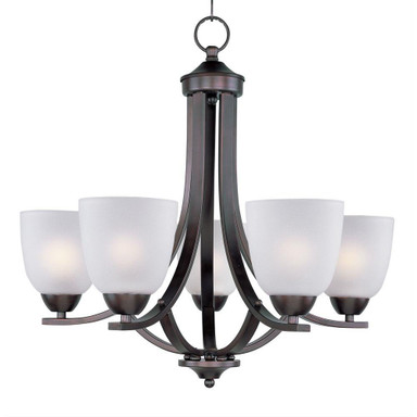 Axis 5 Light Medium Chandelier by Maxim - 11225F