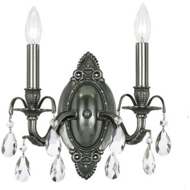 Dawson 2 Light Timeless Candle Style Wall Sconce by Crystorama - 5562