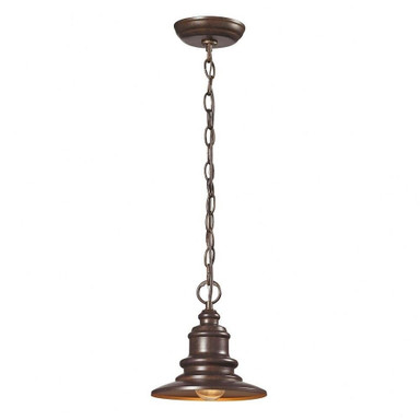 Marina 9.5W 1 LED Small Outdoor Pendant by ELK Home - 47021-1LOH-31