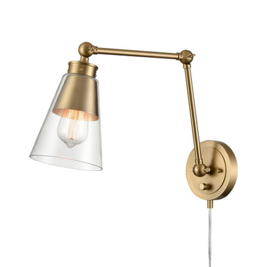 Albany 1 Light Swing Arm Wall Sconce 16 Inch Tall by Elk Home - 52344