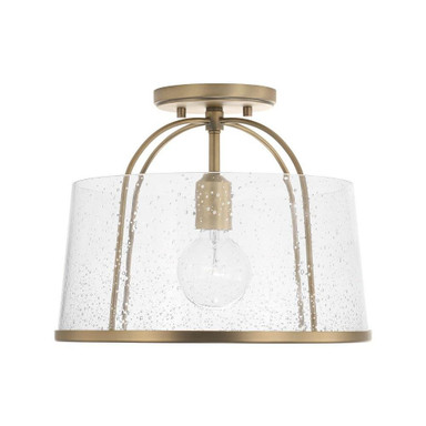 Madison 1 Light 13 Inch Wide Semi Flush Mount by HomePlace - 247011