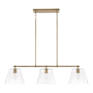 Baker 3 Light Oversized Linear Pendant by Homeplace - 846931