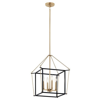 Eisley 4 Light Large Foyer Pendant 21.25 Inch Tall by Kichler - 52626