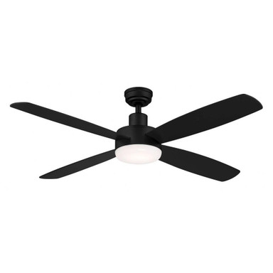 Aeris 4 Blade Ceiling Fan with Light Kit 52 Inches Wide by Wind River Fans - WR1602