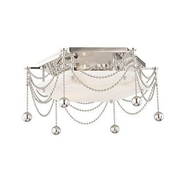 Zariah 3 Light 17 Inch Wide Flush Mount by Hudson Valley - 5217