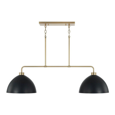 Ross 2 Light Oversized Linear Chandelier by Homeplace - 852021