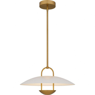 Bingham 14W LED Pendant 9.75 Inch Tall and 18 Inch Wide by Quoizel - BIN2818