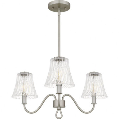 McKinney 3 Light Chandelier 10.75 Inch Tall and 21.75 Inch Wide by Quoizel - MCK5022