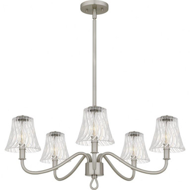 McKinney 5 Light Chandelier 11.5 Inch Tall and 29.5 Inch Wide by Quoizel - MCK5030