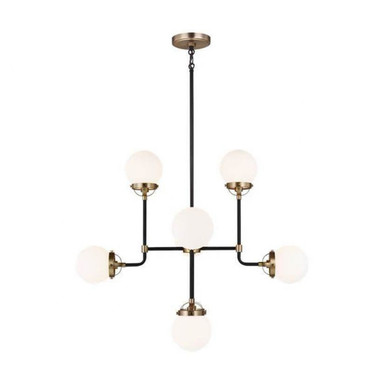Cafe 8 Light Large Chandelier by Visual Comfort Studio - 3187908