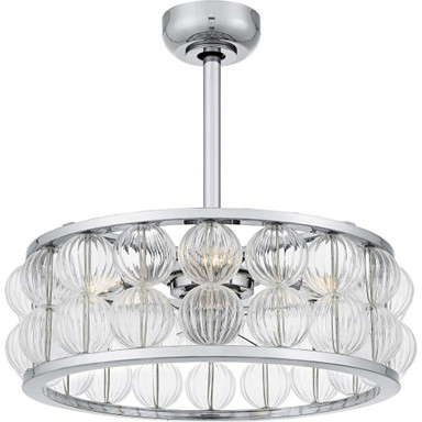 Terrarock 4 Light Fandelier 9.75 Inch Tall and 23 Inch Wide by Quoizel - TRK3123