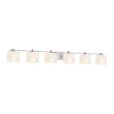 Alabaster Rocks Era 6 Light Vanity Light by Justice Design - ALR-8446-55
