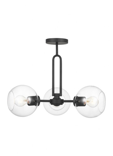 Codyn 3 Light 22 Inch Wide Semi Flush Mount by Visual Comfort Studio - 7755703