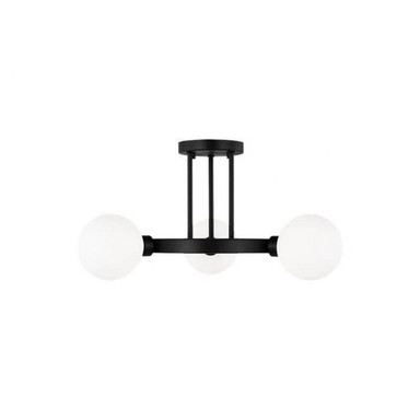 Clybourn 3 Light 21 Inch Wide Semi Flush Mount by Visual Comfort Studio - 7761603